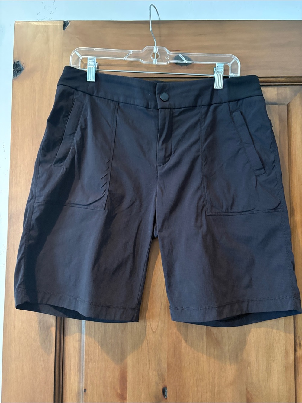 Athleta Black Utility Bermuda Shorts